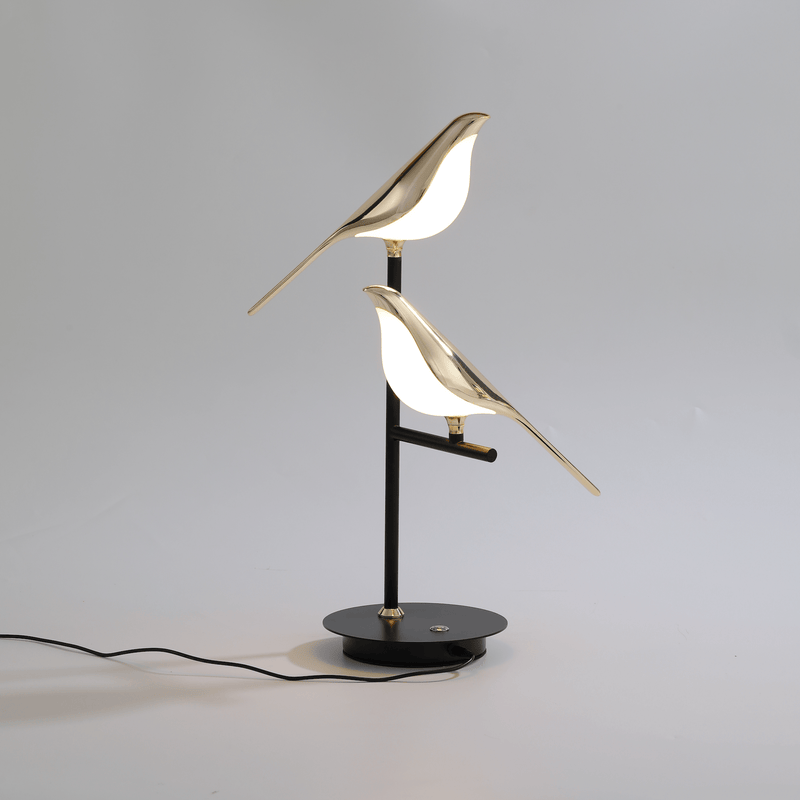 Chiriya - Goldene Vogel Tischlampe