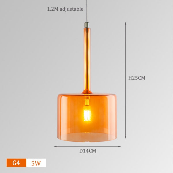 Nebula - Moderne Glas Pendel Hängelampe