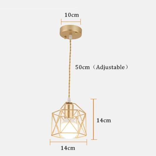 Parka - Moderne Metallkäfig Pendel Deckenleuchte