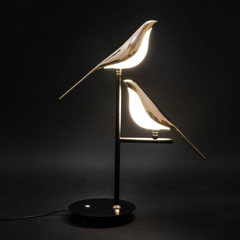 Chiriya - Goldene Vogel Tischlampe