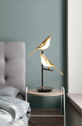 Chiriya - Goldene Vogel Tischlampe