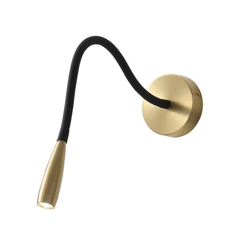 BAAKO - Moderne flexible goldene Wandleuchte