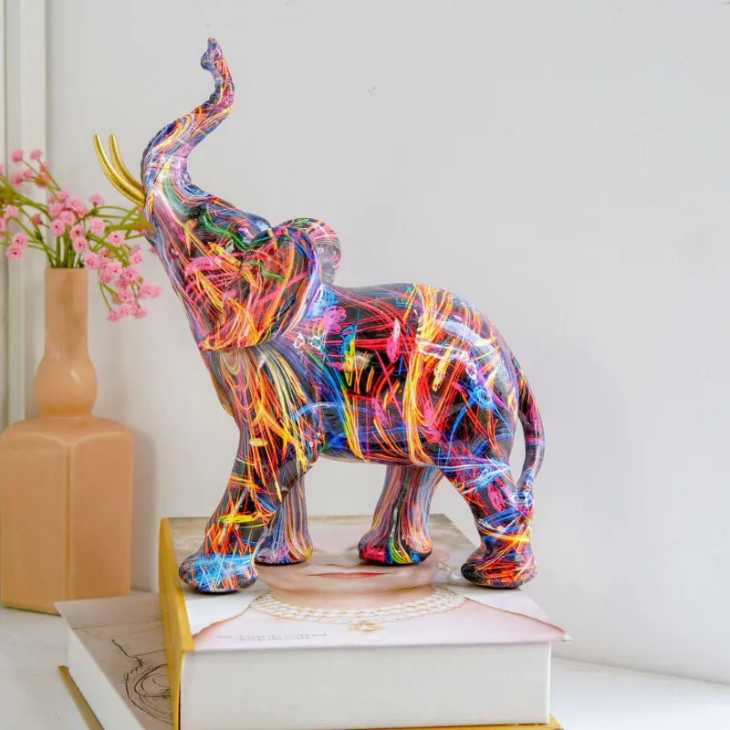 Kunstwerk Elefant - handgefertigtes Meisterwerk