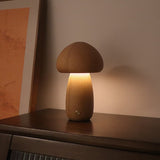 Holz Pilz LED Tischlampe