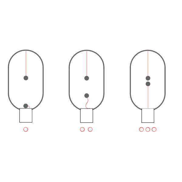 Magnet Licht (Eisweiß)