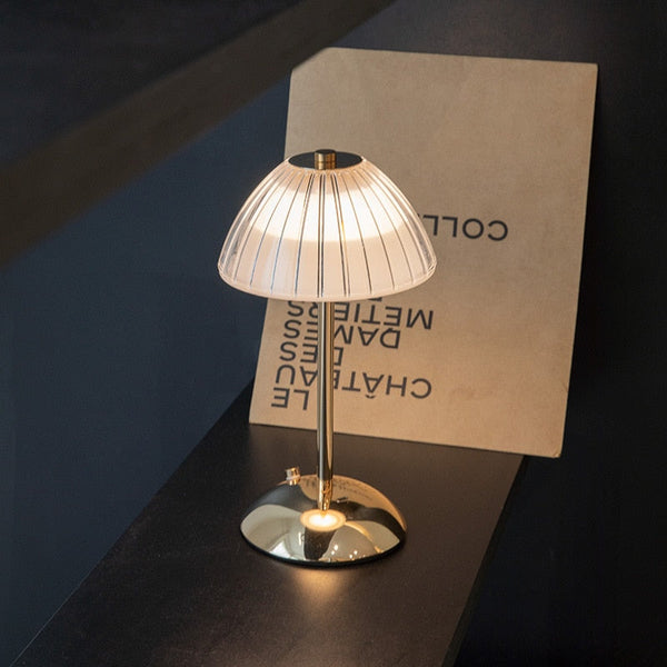 Leuchtturm  LED Kristall Tischlampe