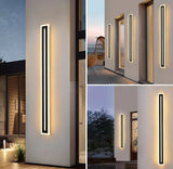 PatioGlow - Moderne LED Langem Streifen Wandleuchte