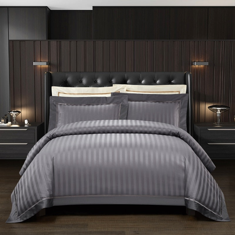 WILLIAMSON DUVET COVER & SHAMS ÄGYPTISCHE BAUMWOLLE 1200TC