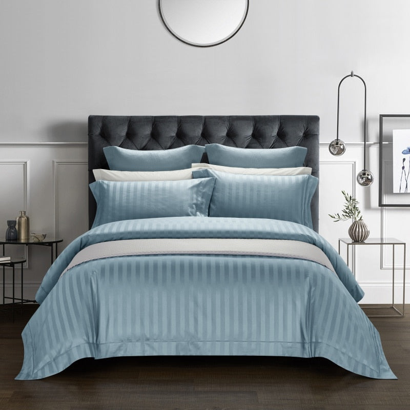 WILLIAMSON DUVET COVER & SHAMS ÄGYPTISCHE BAUMWOLLE 1200TC