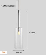 Ethiraa - Glas pendel Nordische Hängeleuchte