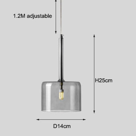 Ethiraa - Glas pendel Nordische Hängeleuchte